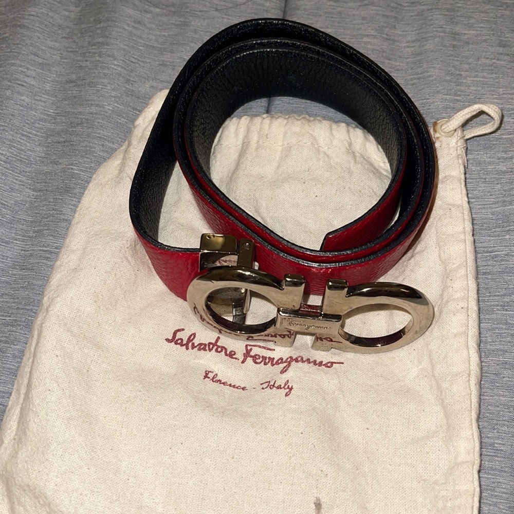 Woman’s Ferragamo belt